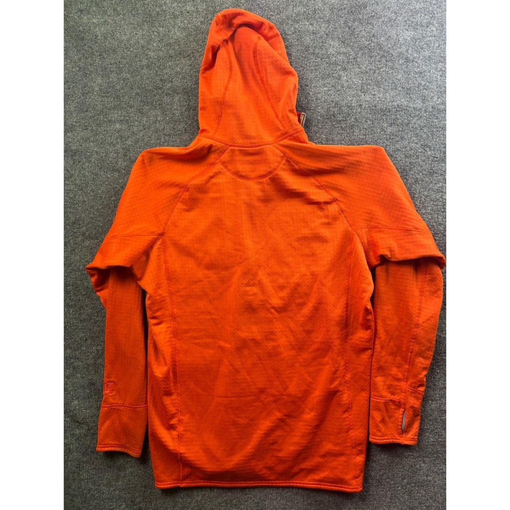 Patagonia R1 Pullover Hoody Mens XL Orange Polartec Grid Fleece Midlayer - Picture 8 of 8